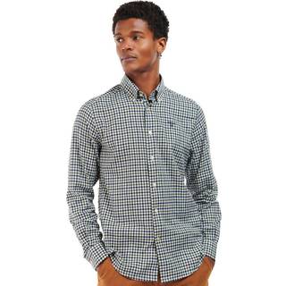 Barbour Lifestyle Finkle Gingham Flannel Shirt Olive
