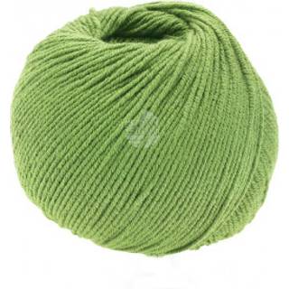 Lana Grossa Elastico garn - 96 % Bomuld og 4 % Polyester Ærtegrøn 167