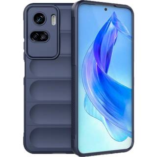 Honor 90 Lite Fleksibelt Plastik Bagside Cover - Mørkeblå