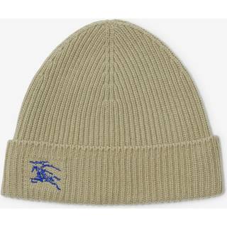 Burberry EKD ribbed-knit cashmere beanie - green - One Size