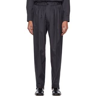 Lemaire Pleated cotton pants - grey - EU 50