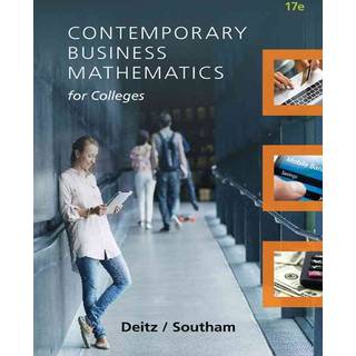 Contemporary Business Mathematics for Colleges