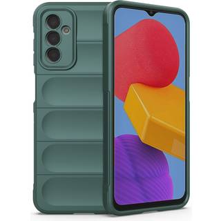 Samsung Galaxy M13 Fleksibelt Plastik Bagside Cover - Grøn