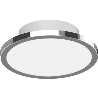 LIGHTME LED-loftslampe Aqua Ø14,7 cm krom