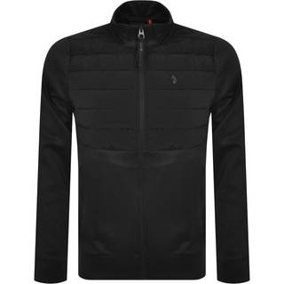 Luke 1977 Quilted Funnel Neck Sweatshirt Black
