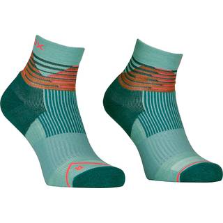 Ortovox Women's All Mountain Quarter Socks Merinosokker Damer størrelse 35-38 farve turkis
