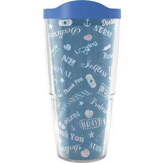 Tervis tak en medicinsk professionel lavet i USA dobbeltv?gget isoleret tumbler rejsekop holder drikkevarer kolde og hot 24 oz klassiker - bl?