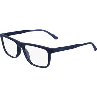 Calvin Klein Mand CK22547 438 Optiske stel Injiceret Blå Firkantet