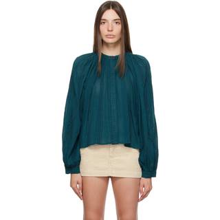 Marant Etoile Imayae cotton-blend blouse - green - M