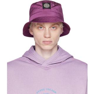Stone Island Logo bucket hat - pink - L