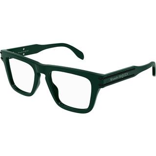 Alexander McQueen Mand Alexander McQueen AM0400O 004 Optiske stel Acetat Grøn Firkantet