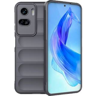 Honor 90 Lite Fleksibelt Plastik Bagside Cover - Mørkegrå