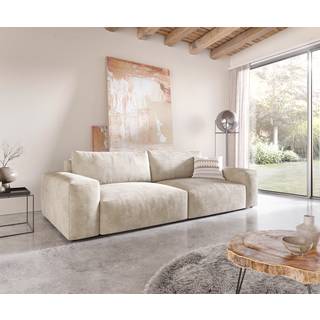 Big-Sofa Lanzo XL 270x130 cm Cord Beige