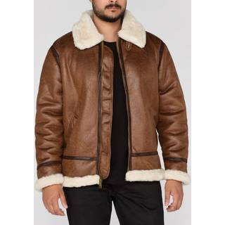 ALPHA INDUSTRIES Herren Jacke braun unifarben