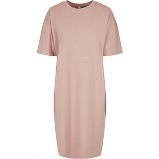 Build Your Brand BY181 Ladies´ Organic Oversized Slit Tee Dress Dusk Rose M