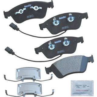 Bendix Priority1 CFM1024 Semi-Metallic Front Brake Pads til Audi A8 Quattro 2010-2004 S6 2011-2007 S8 2010-2007 Volkswagen Phaeton 2006-2004