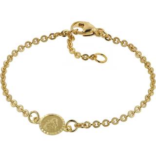 trendor 75090 Armband für Babys 333 Gold/8 Kt mit Engel-Plakette 14 cm