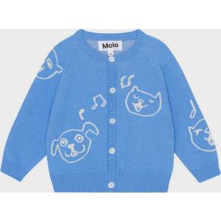 Molo Brody Cardigan Forget Me Not 74 cm  Blå  74 cm  Unisex
