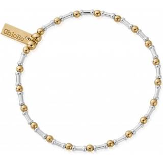 ChloBo Gold Plated Mix Rhythm of Water Bracelet - Gold - 18cm