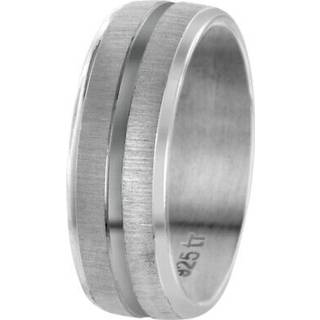 trendor 65410 Partnerring für Damen und Herren Silber 925 Breite 7 mm