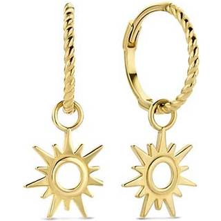 Jackie Gold 14K Golden Hoop Earrings JKE21.103