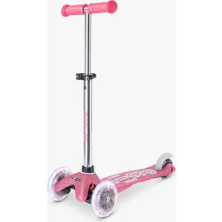 Mini Micro Deluxe GLITTER Scooter with LED Wheels - Fairy Glitter Pink