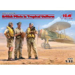 British Pilots in Tropical Uniform(1939-1943)(3 figures)