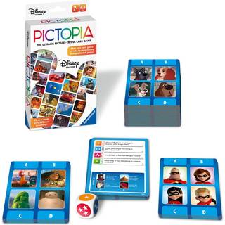 Ravensburger Disney World of Disney Pictopia Card Game - Trivia Trivia -spil til b?rn og voksne | Uddannelsesm?ssig sjov | Familiebindingstid | I