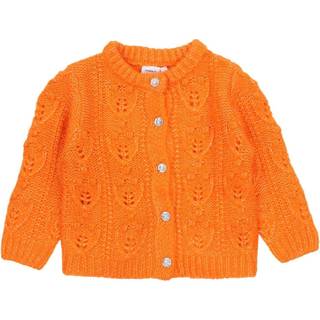 NAME IT Strik Cardigan Lemille Harvest Pumpkin