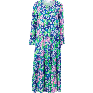 Noella Imogene Long Dress Darkblue/green
