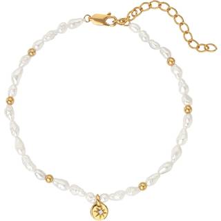 Hot Diamonds DL647 Damen Perl-Armband Silber vergoldet HD X JJ Calm Lunar