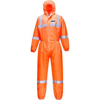 Portwest ST36 VisTex SMS Engangsdragt Type 5/6 3XL Orange