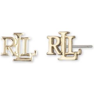 Lauren Ralph Lauren Lauren Ralph Lauren Gold Tone Logo Stud Earrings