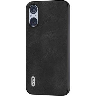 SKALO Sony Xperia 5 V ABEEL PU læder Cover - Sort