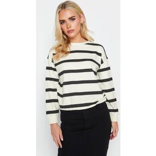 PixieGirl Petite PixieGirl Petite Black Mono Stripe Sweatshirt