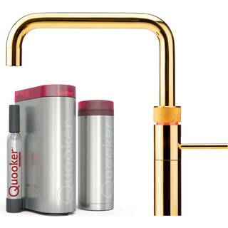 Quooker Fusion Square Messing 5i1, inkl. Pro3 beholder & Cube køler