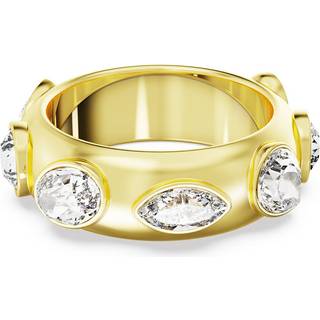 Dextera Ring, Verschiedene Schliffe, Weiß, Goldlegierungsschicht
