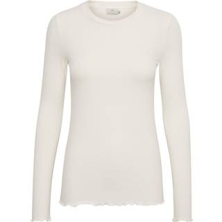 Kaffe Kadrew Ls T-Shirt Toppe & T-Shirts 10507196 Chalk (L)