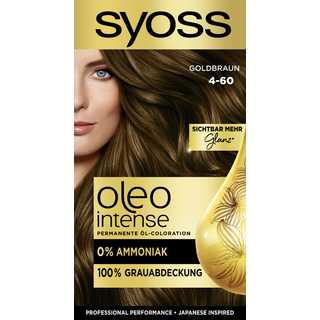 Syoss Professional Performance Oleo Intense permanent oliefarvning 4-60 Guldbrun