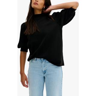 My Essential Wardrobe 21 The Puff Blouse Bluser 10703704 Black (LARGE)