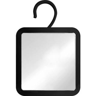 Mirrorvana Dual Anti Fog Bruser Mirror til barbering med krog til h?ngende og t?gefri knustfast overflade - Fyld tilbage kammer/reservoir med var