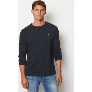 Marc O'Polo Herren Longsleeve blau