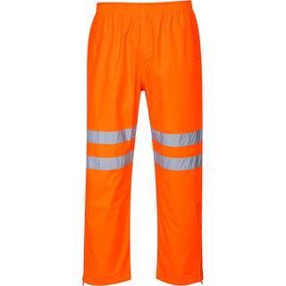 Hi-Vis åndbare bukser - Orange (Størrelse: 4XL)