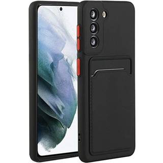 Samsung Galaxy S21 5G TPU Cover med Kortholder - Sort