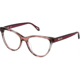 Just Cavalli VJC009 0TAE 53 Briller Kvinder Tortoiseshell - Transparent Brown Tortoise Shaded Coral - 53mm
