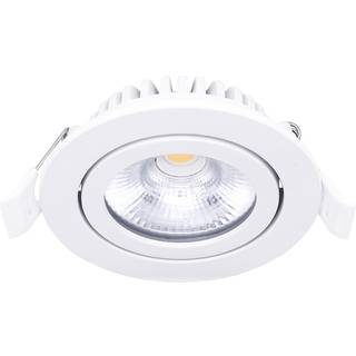Noxion LED Vipbar Slim Spot Hvid 6W 550lm - 930 varm hvid | Udsnit 75mm - IP54 - bedste farvegengivelse