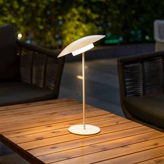 Newgarden Sardinia LED genopladelig lampe IP44 hvid 40 cm