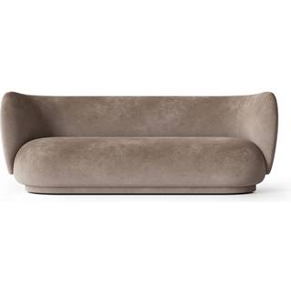 Rico Sofa 3 - Faded Velvet - Beige