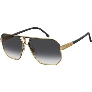 Carrera Mand CARRERA 1062/S SAO/9O Solbriller Metal Sort uigennemsigtig/ Guld Grå Geometrisk Skygge