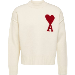 Ami Paris Ami De CÅur wool sweater - white - EU 54